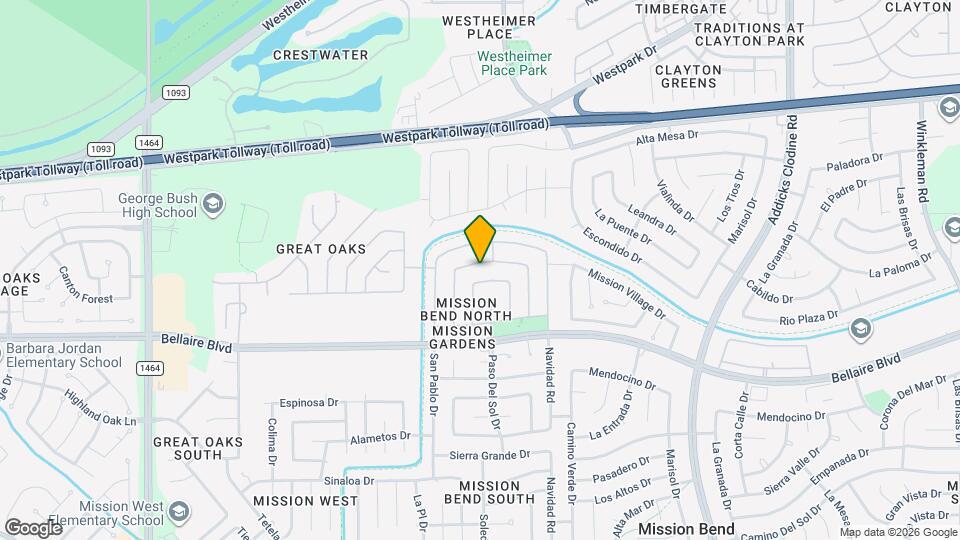 16311 Paso Hondo Dr Map and Location Details