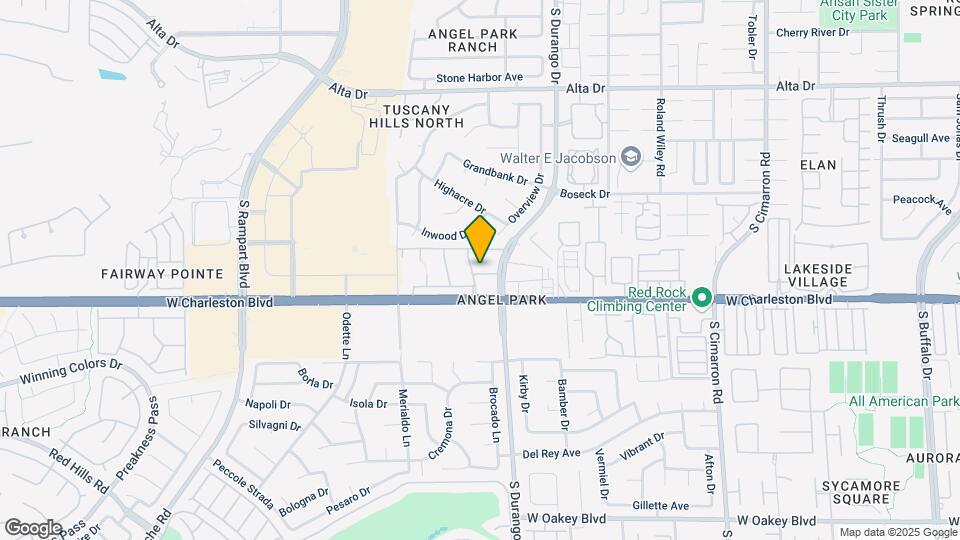 8600 W Charleston Blvd Map and Location Details