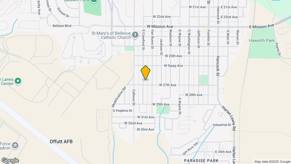 2609 S Crawford St Map and Location Details