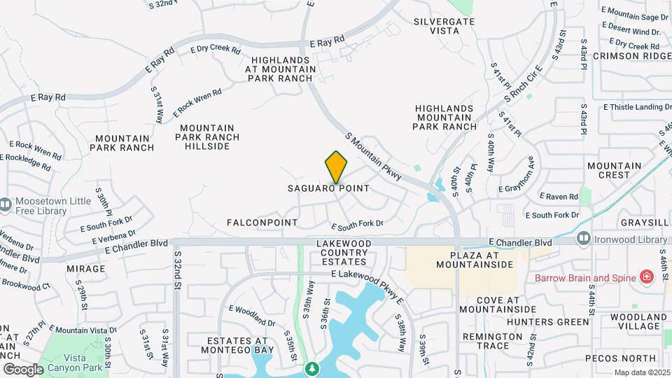 15407 S 38th St Map and Location Details