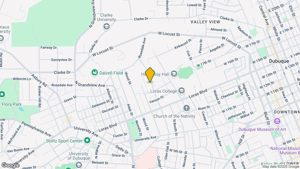 1685 Glen Oak St Mapa y Detalles de la Ubicación