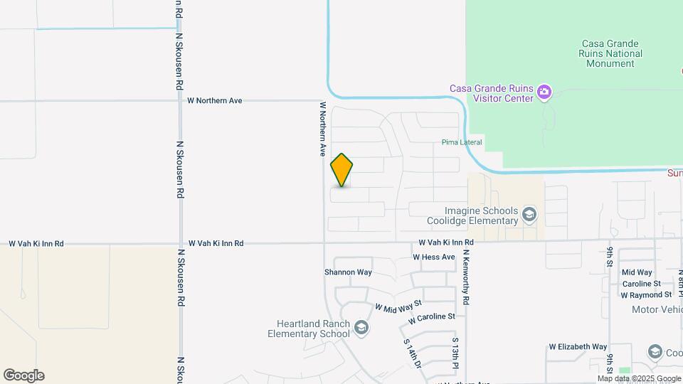 1751 W Aztec Dr Map and Location Details