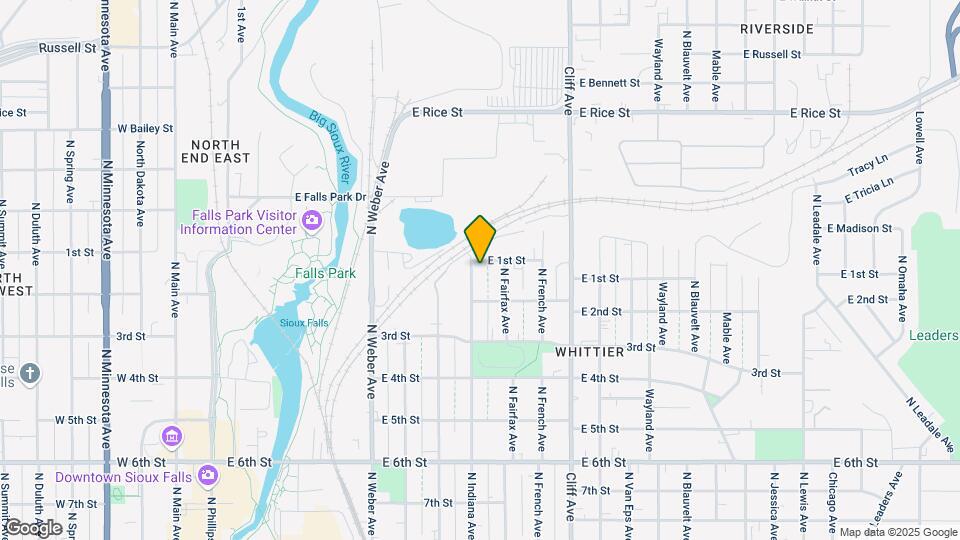 828 N Indiana Ave Map and Location Details