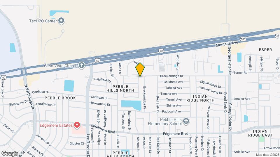 3570 Oasis Dr Map and Location Details