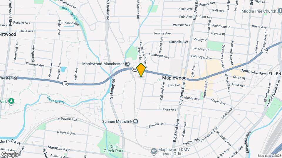 2705 Laclede Station Rd Map and Location Details