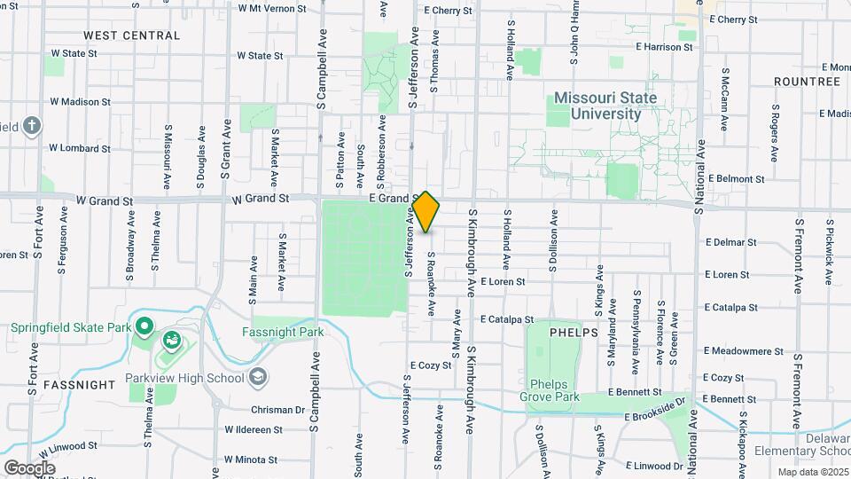 1061 S Roanoke Ave Map and Location Details