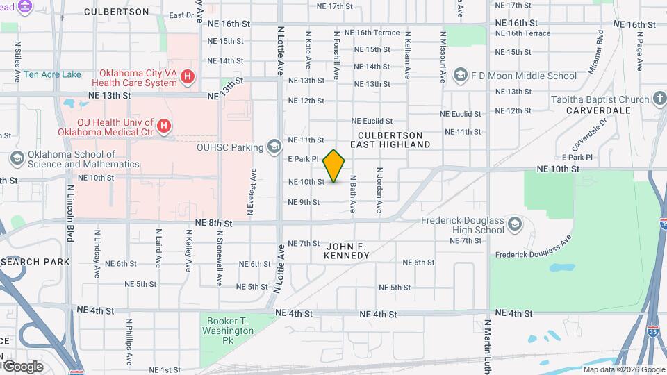 1428 NE 10th St Map and Location Details