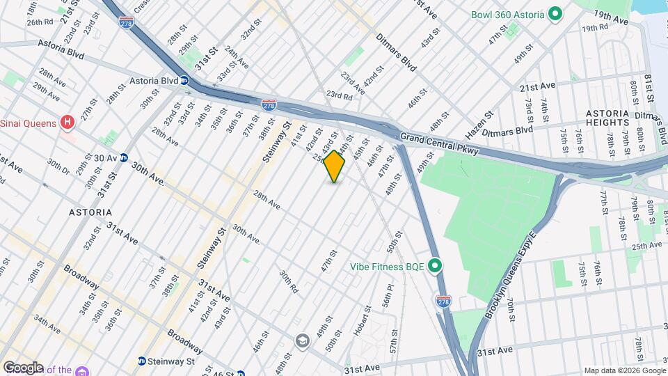 25-28-80 45th St Map and Location Details