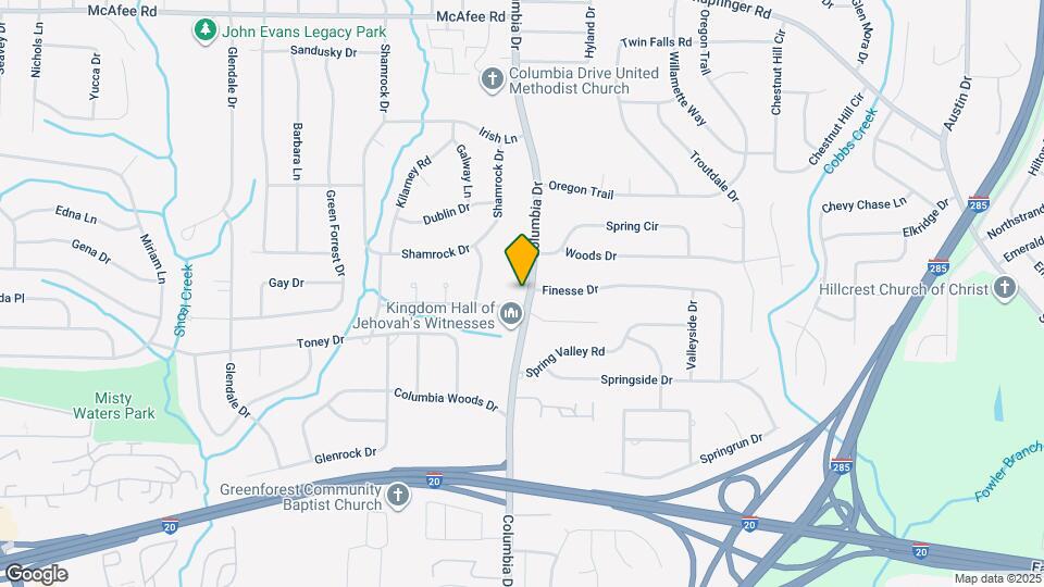 2271 Columbia Dr Map and Location Details