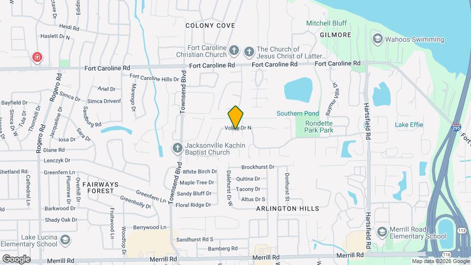 3419 Volley Ct Map and Location Details