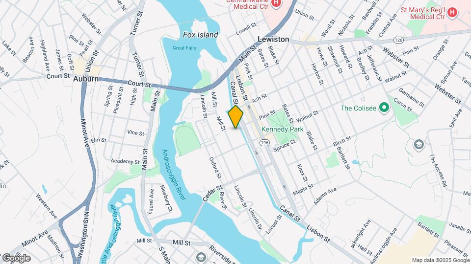 The Lofts at Bates Mill Map and Location Details