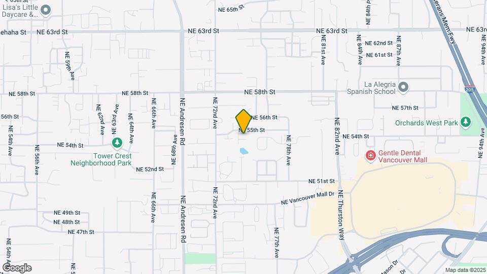 7410 NE 54th Cir Map and Location Details