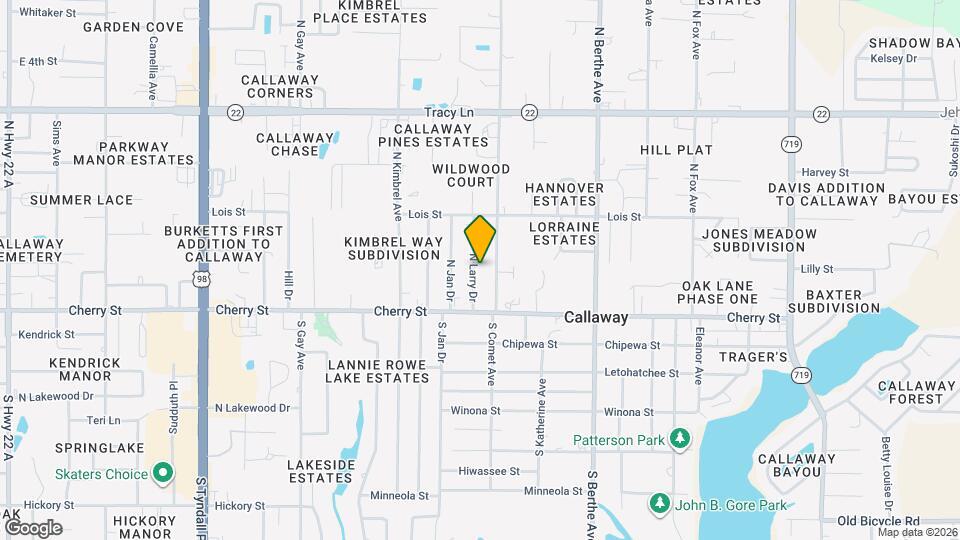 134 N Larry Dr Map and Location Details