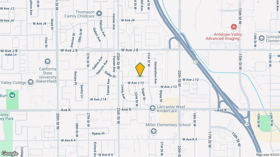 2134 Dallin St Map and Location Details