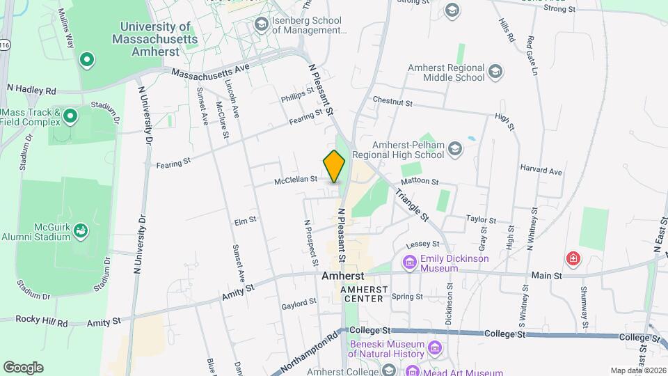 264 N Pleasant St, Unit 264 North Pleasant Street Mapa y Detalles de la Ubicación