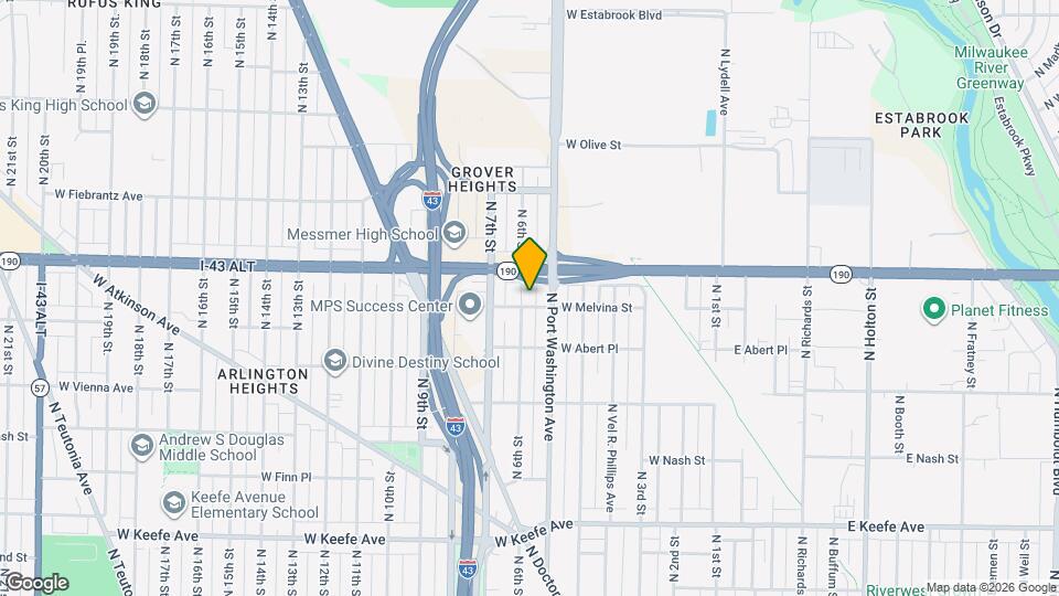 3908 N 6th St Map and Location Details