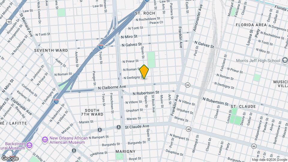 1618 Spain St Map and Location Details