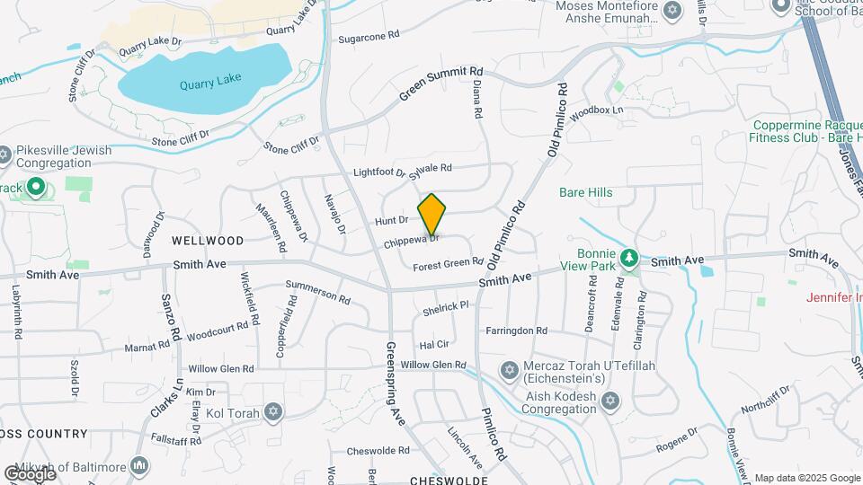 6624 Chippewa Dr Map and Location Details