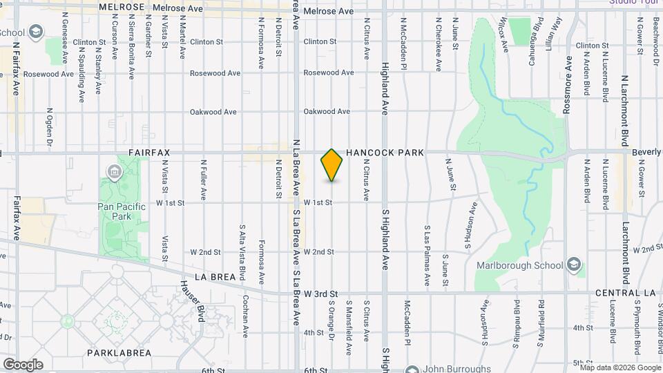 125 N Orange Dr Map and Location Details