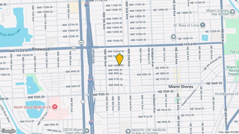 280 NW 100th St Mapa y Detalles de la Ubicación