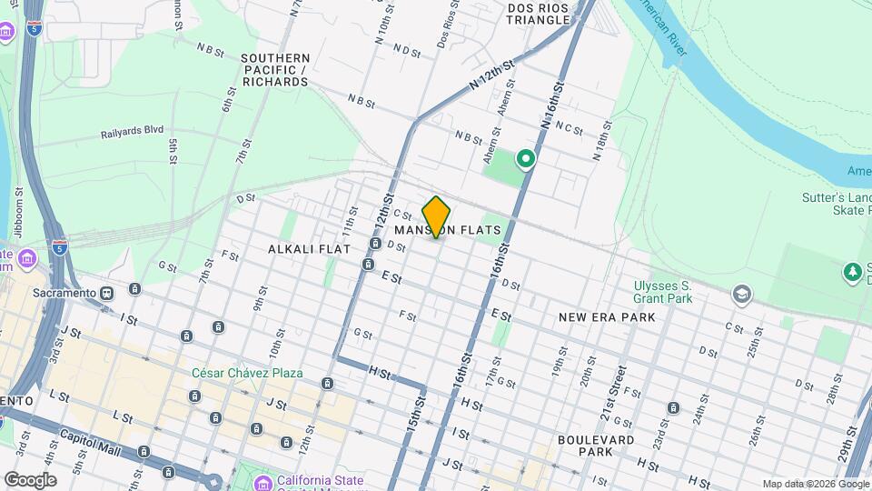 316 14th St Map and Location Details
