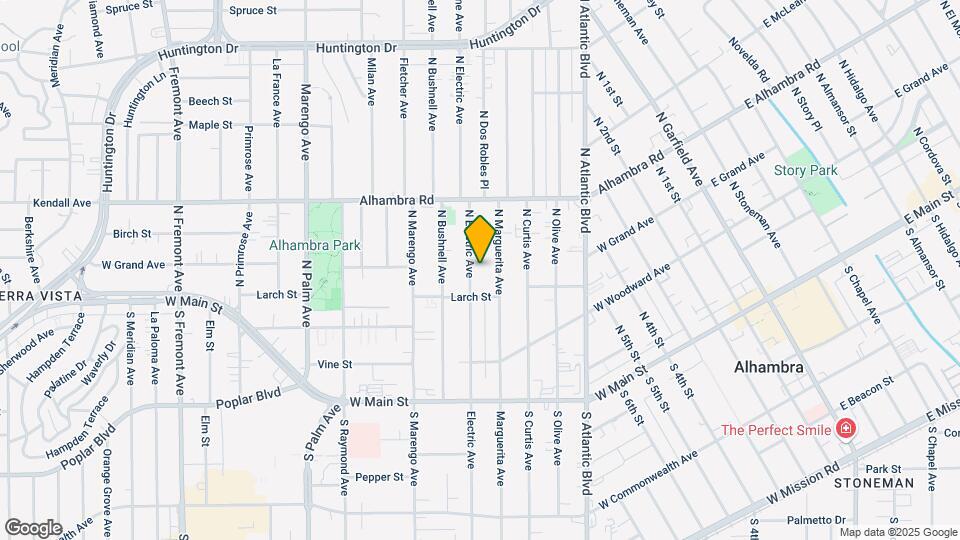 324 N Electric Ave Map and Location Details