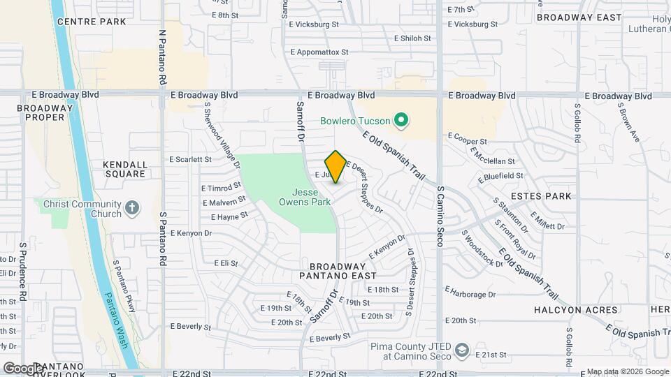 8338 E Julia St Map and Location Details