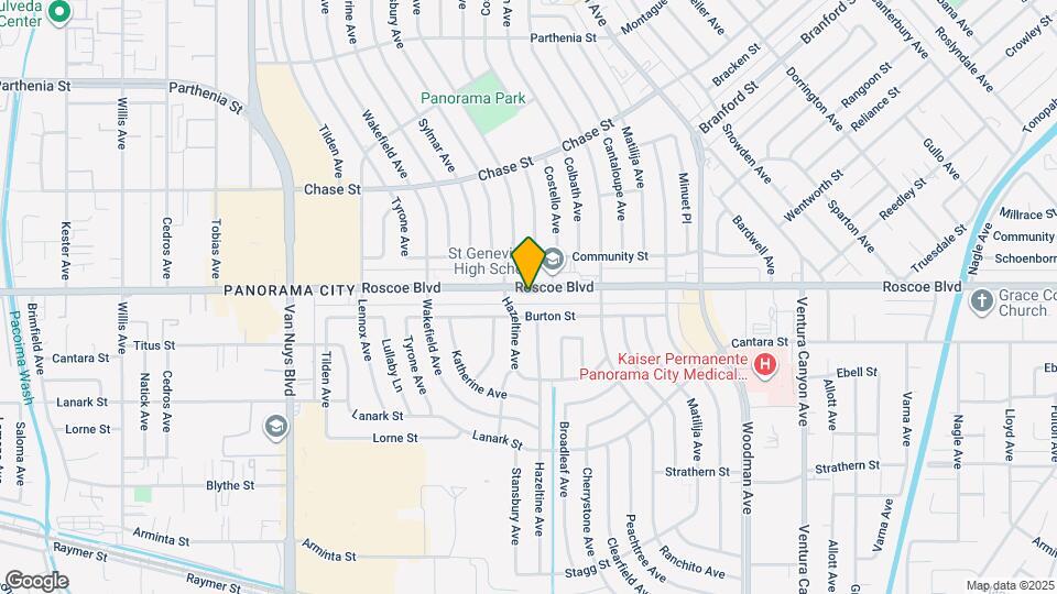 14048 Roscoe Blvd Mapa y Detalles de la Ubicación