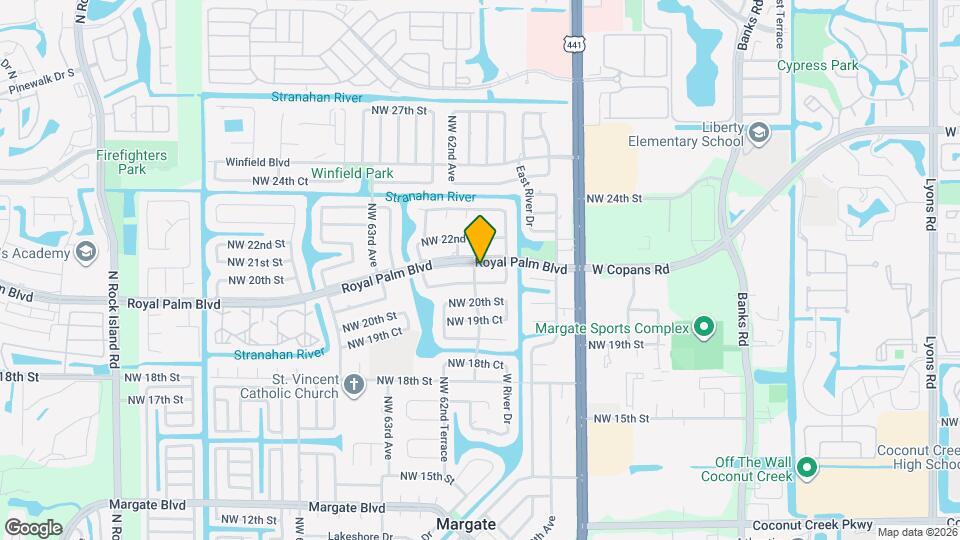 6118 Royal Palm Blvd Map and Location Details