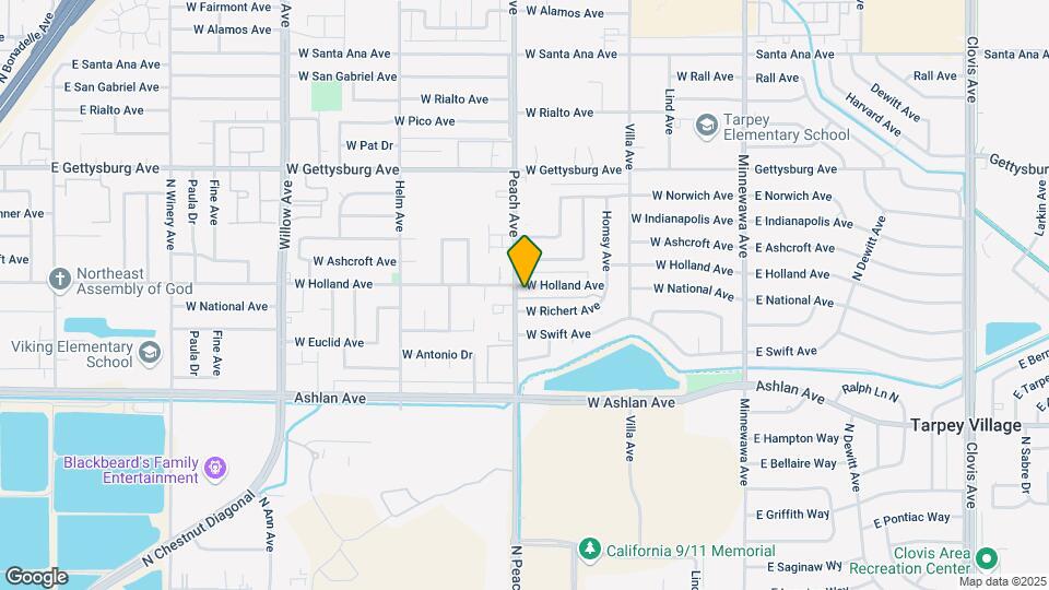 390 W Holland Ave Map and Location Details