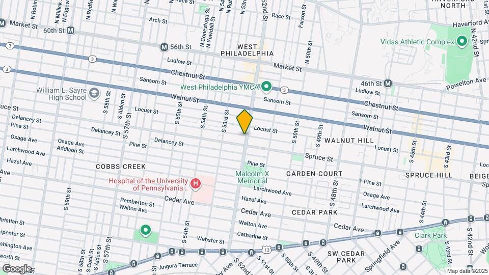 270 S 52nd St Map and Location Details