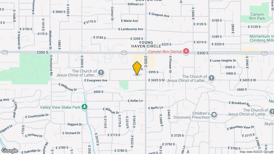 3417 S Spruce View Ln Map and Location Details