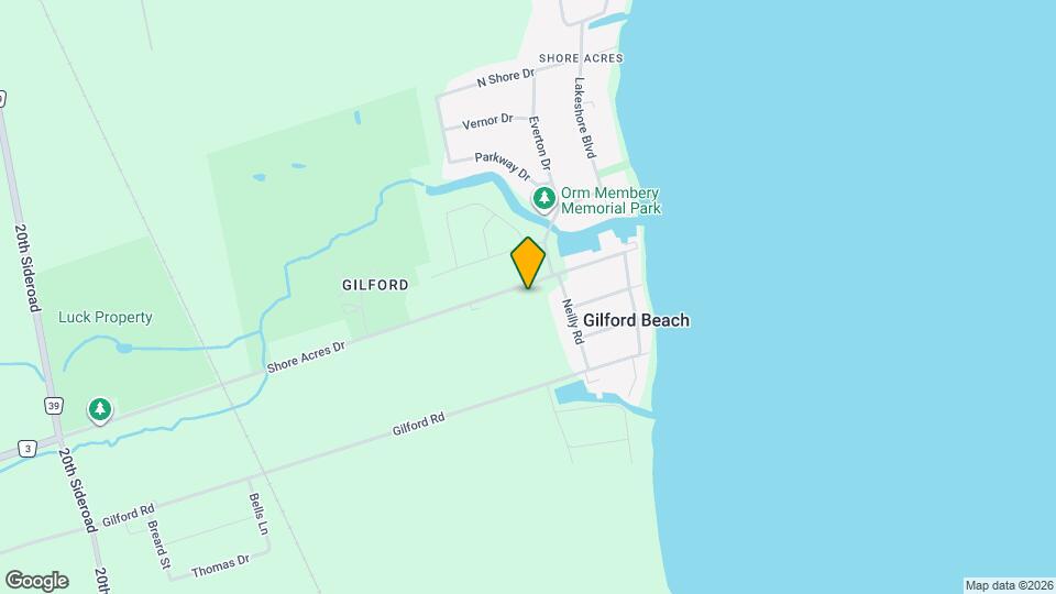 1169 Shore Acres Dr Map and Location Details