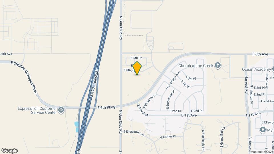 23633 E 3rd Pl Map and Location Details