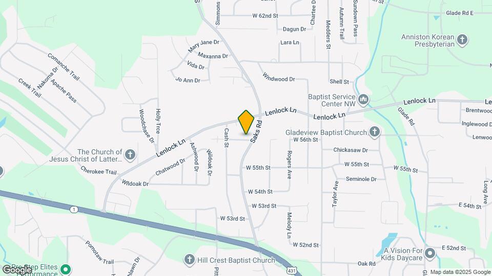 915 W 56th St Map and Location Details