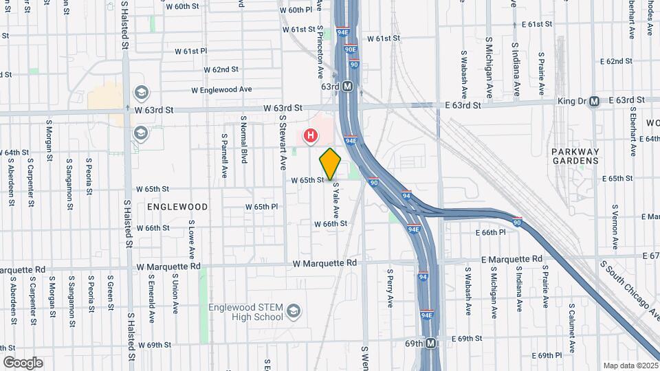 6506 S Yale Ave, Unit 3 Mapa y Detalles de la Ubicación