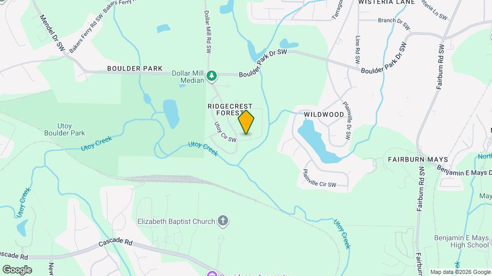 729 Utoy Cir SW Mapa y Detalles de la Ubicación