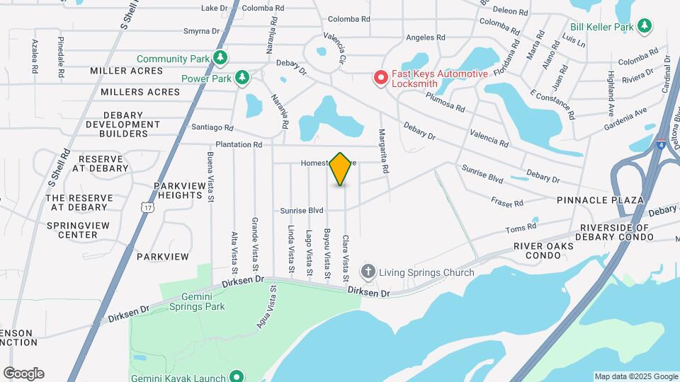 222 Clara Vista St Map and Location Details