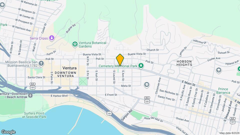 1057 E Main St Map and Location Details