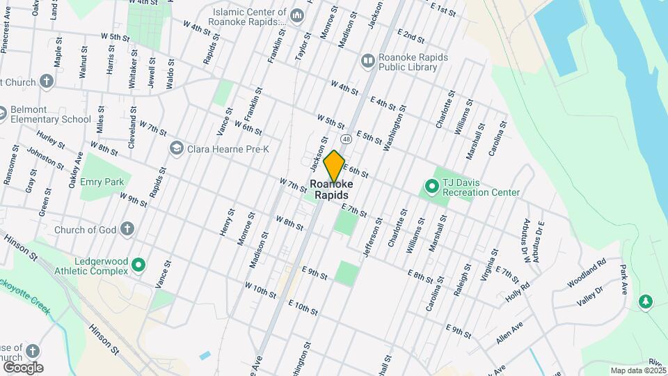 632 Roanoke Ave Map and Location Details