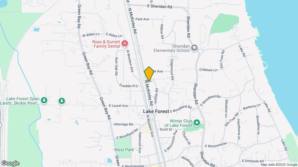 1201 N McKinley Rd Map and Location Details