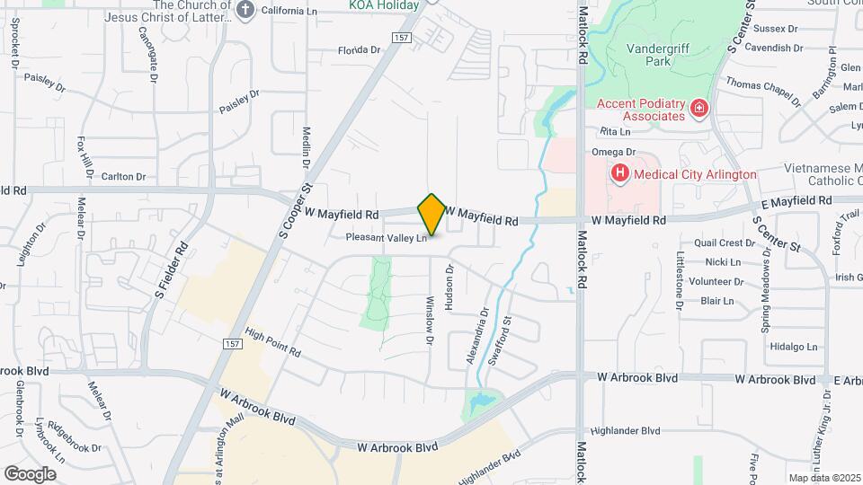 1002 Pleasant Valley Ln Map and Location Details