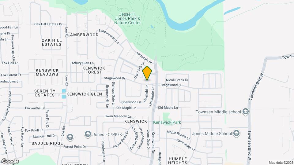 8511 Stagewood Dr Map and Location Details