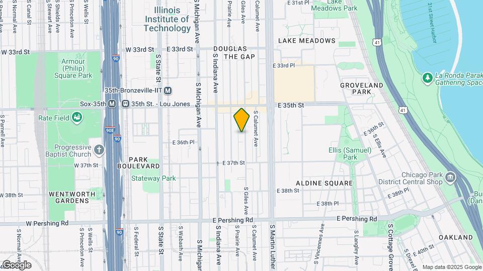 3600 S Giles Ave Map and Location Details