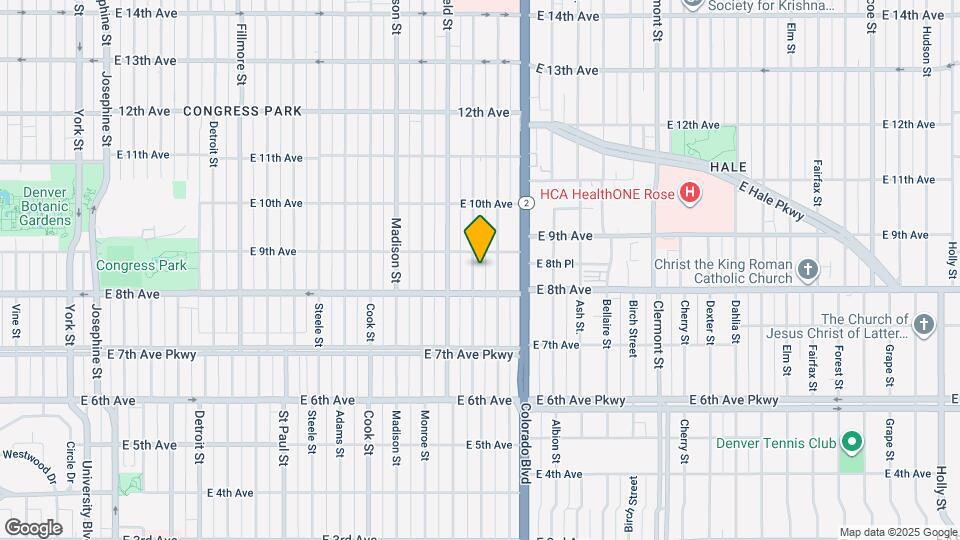 842 Jackson St Mapa y Detalles de la Ubicación