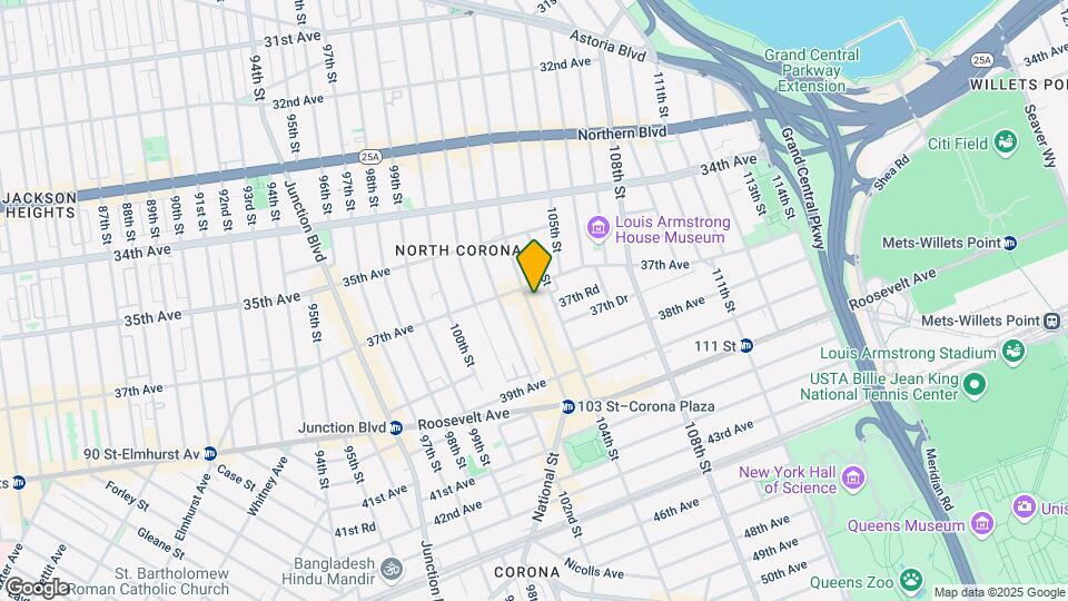 37-13 103rd Mapa y Detalles de la Ubicación