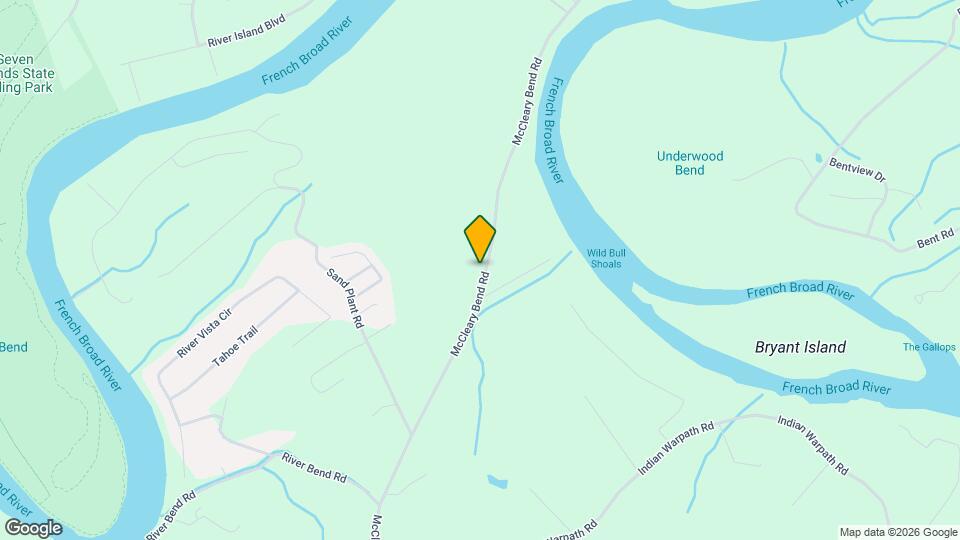 1676 McCleary Bend Rd Map and Location Details