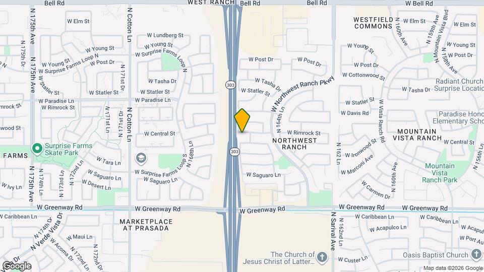 16663 W Rimrock St Map and Location Details