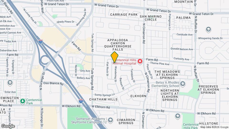 7525 Wandering St Map and Location Details