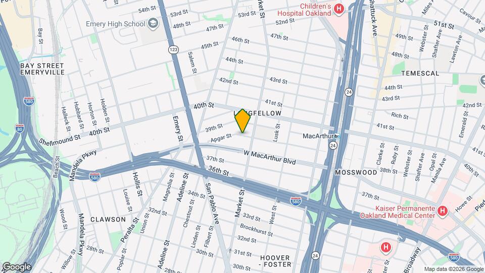 925-931 Apgar St Mapa y Detalles de la Ubicación